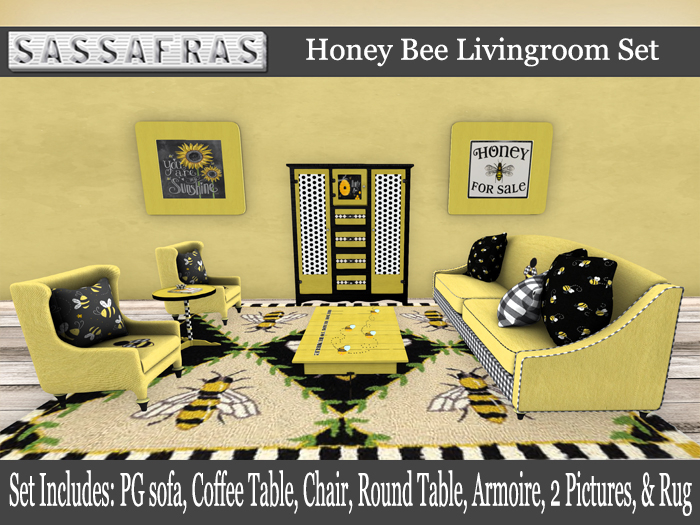 Honey Bee Living Room Set