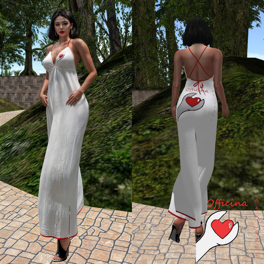 Officina dei Sogni Cross Back Dress