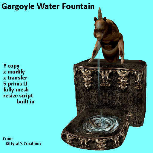 Gargoyle Water Fountain 