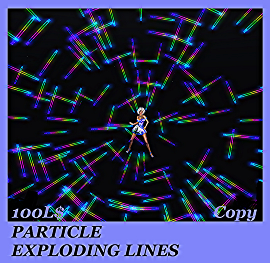 PARTICLE EXPLODING LINES 