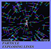 PARTICLE EXPLODING LINES 