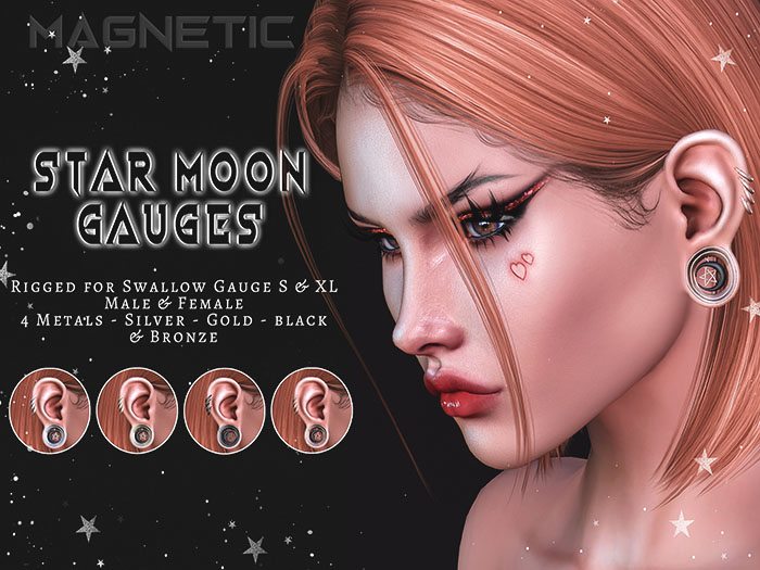 Magnetic - Star Moon Gauges {Fatpack}