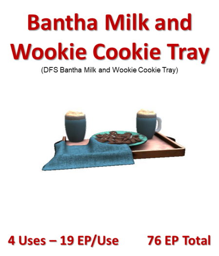 DFS Bantha Milk and Wookie Cookie Tray (DFS - Texture Only)