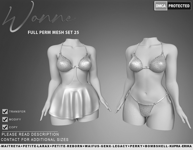 WONNE (25) DEMO Full Perm Mesh