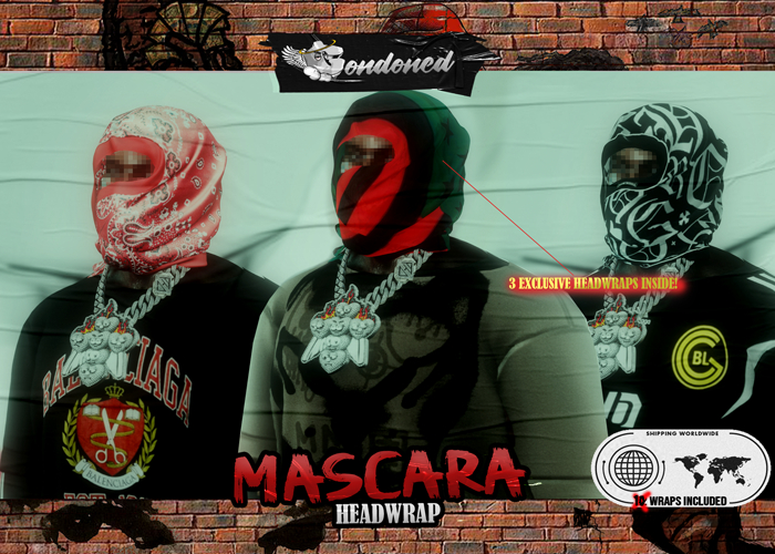 Discontinued- $CND. Mascara Headwraps