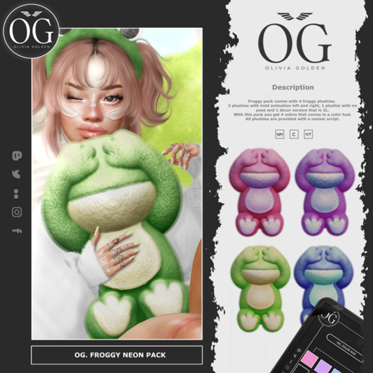 OG. Froggy - Neon Pack