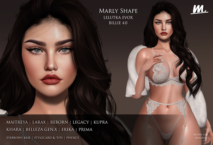 ::Midori's Store:: Marly Shape (Lelutka Billie 4.0 Evo X) v3