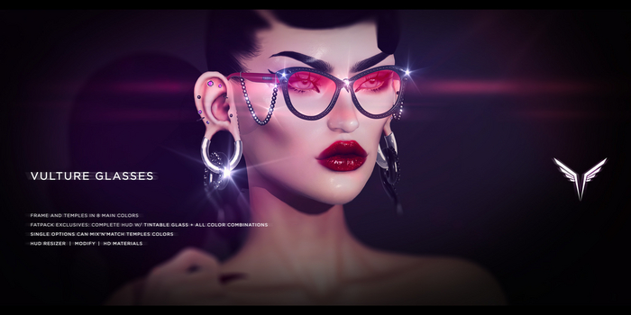 \-VALKYR-/ Vulture Glasses / White