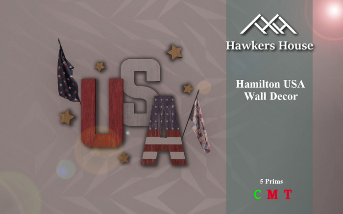 *HH* Hamilton USA Wall Decor