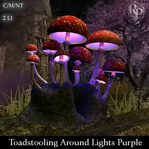(RP) Toadstooling Around Lights Purple