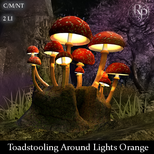 (RP) Toadstooling Around Lights Orange