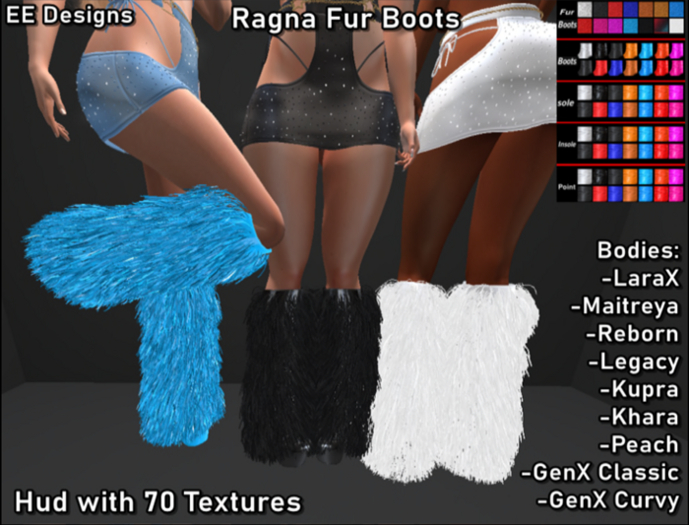 ::.EE.:: Fur Boots FATPACK *Ragna*