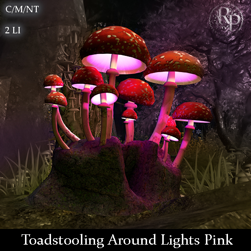 (RP) Toadstooling Around Lights Pink