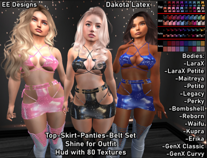 ::.EE.:: Outfit Set *Dakota Latex*