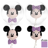 PURPLE - A Day At The Park Mouse Balloons w Lollipops (ADD)