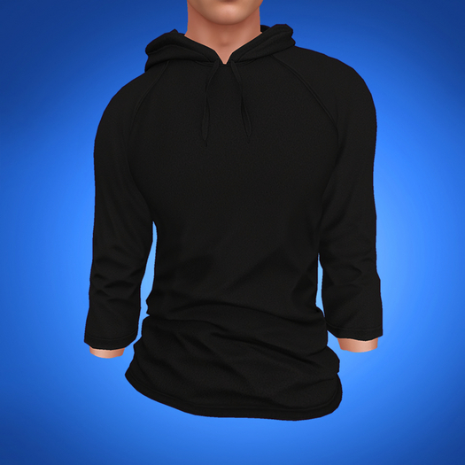 TYLIE // Trev Raglan Hoodie // BLACK