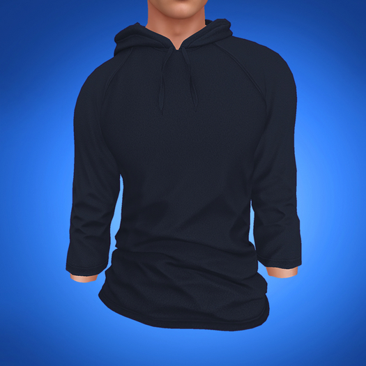 TYLIE // Trev Raglan Hoodie // BLUE