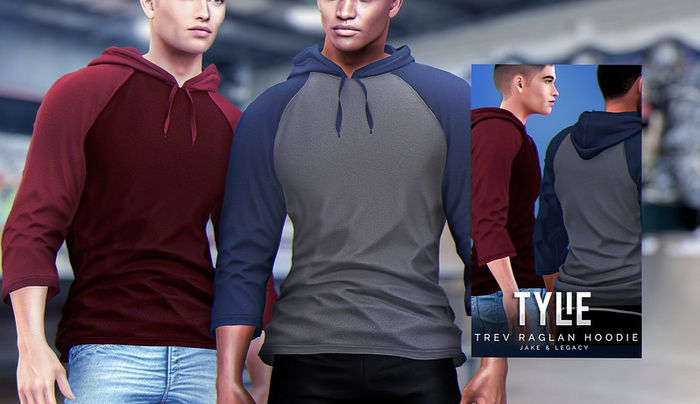 TYLIE // Trev Raglan Hoodie // FATPACK