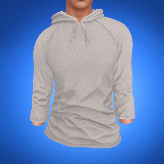 TYLIE // Trev Raglan Hoodie // WHITE