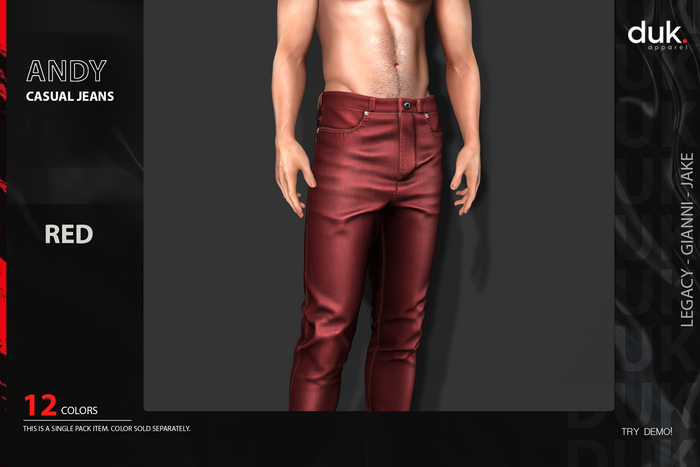 [DUK] - Andy Jeans // Red Color - Wear