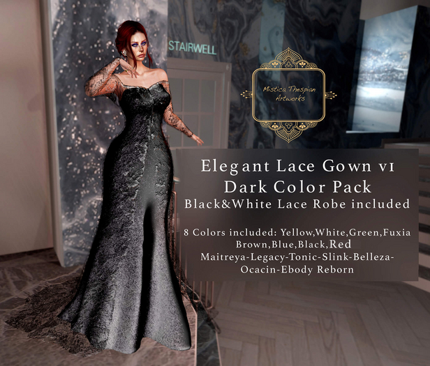 [Mistica Thespian Artworks] Elegant Gown v1 BOX