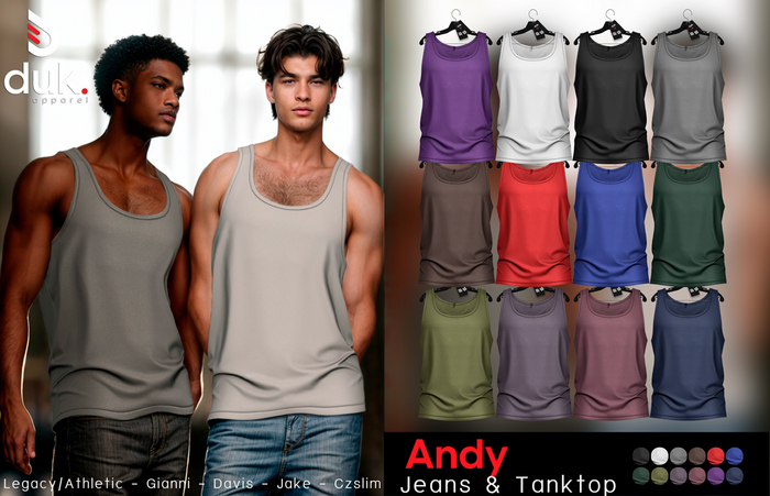 [DUK] - Andy Tanktop // Fatpack -  Wear
