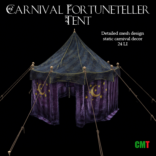 Circus Fortuneteller Tent - Purple