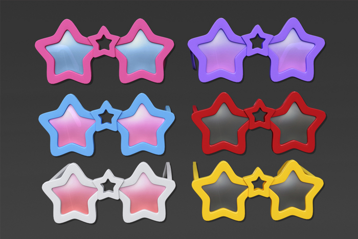 Star Glasses (6 Colors)