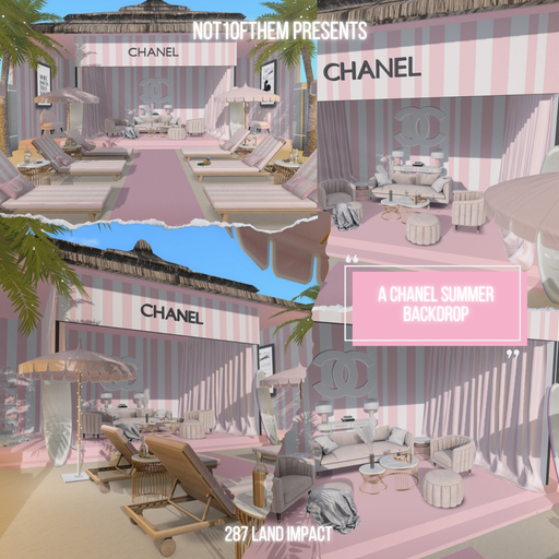 $NOT1OFTHEM. A CHANEL SUMMER PREMADE BACKDROP