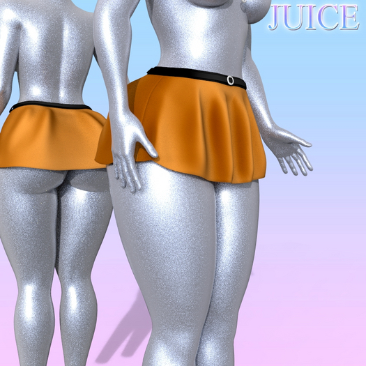 Orange Bonne Legacy Skirt Pinup Bombshell
