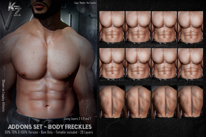 KARMAZZ Addons Set - Body Freckles  - BOM