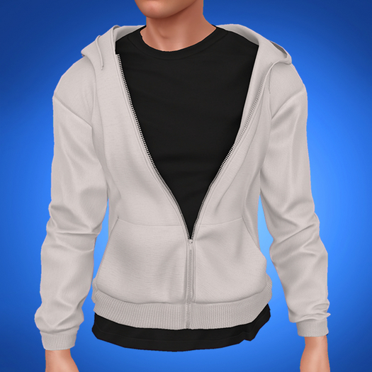 TYLIE // Cal Hoodie // WHITE