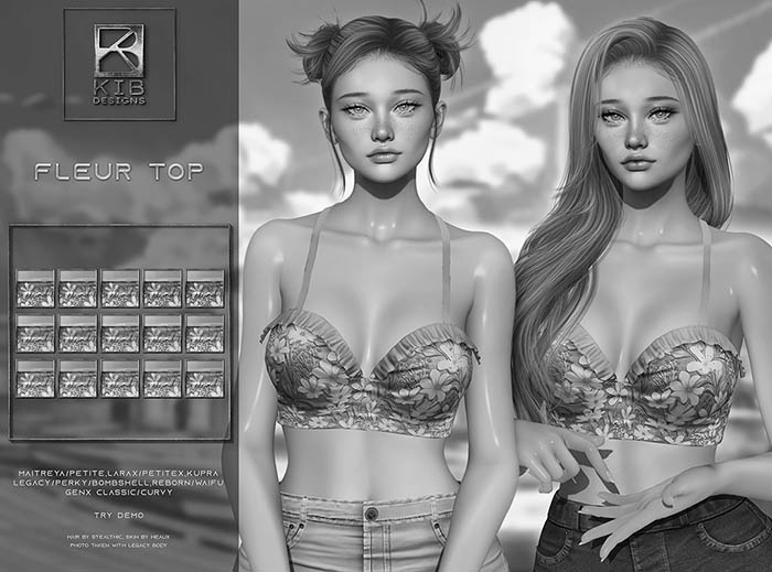 KiB Designs - Fleur Top  DEMO