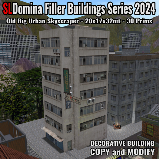 FILLER BUILDING - SLDomina Big Old Urban Skyscraper - Copy/Mod