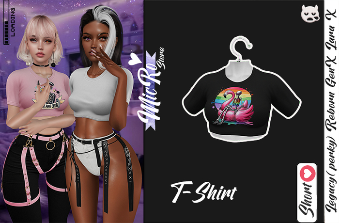 - Micro - T-Shirt Short Jolly skeleton 2