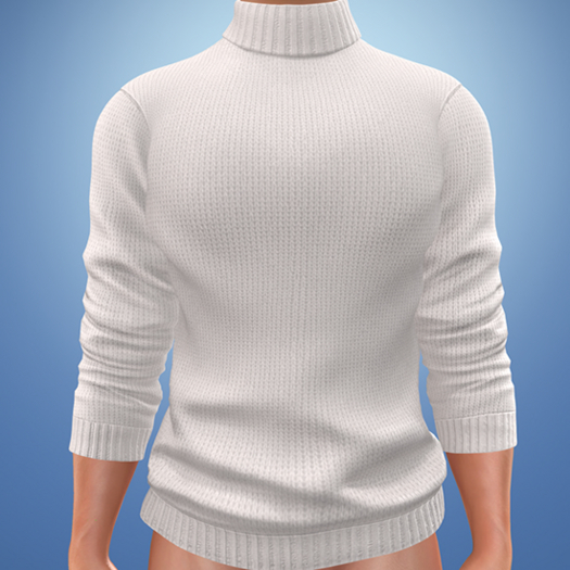 tylie // Alex Turtleneck // WHITE 