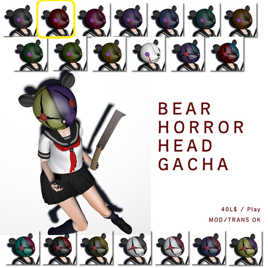 *N*BEAR HEAD HORROR #2
