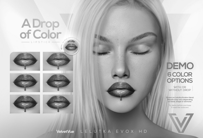 [ VelvetVue ] A Drop of Color Lipstick :: DEMO