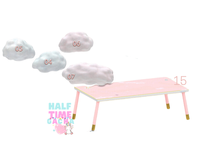 15. Lagom - Clouds&Unicorns Playroom [Table]