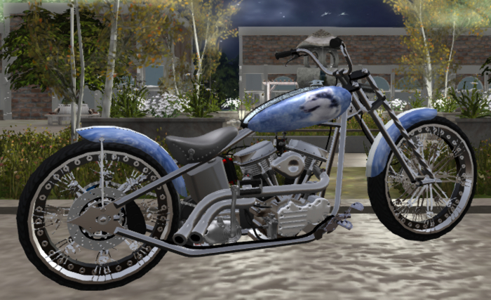 Motorcycle Custom for Husky Lovers