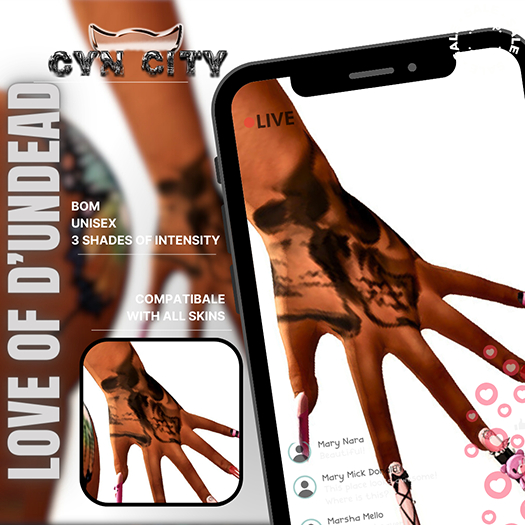 CYN CITY: Love of D'Undead Hand Ink