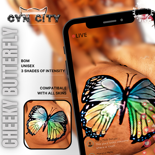 CYN CITY: Butt-erfly Ink