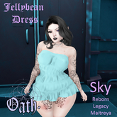 {Oath.} Jellybean Dress Sky