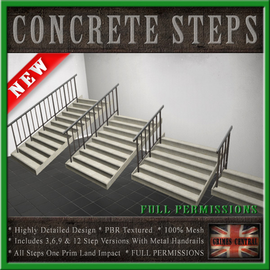 Concrete Steps  Stairs FULL PERMISSIONS