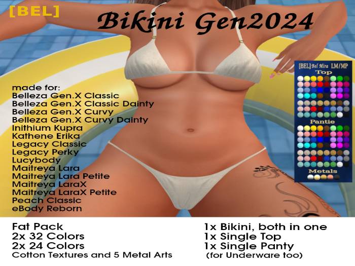 [BEL] Bikini Gen2024 (Fat Pack)
