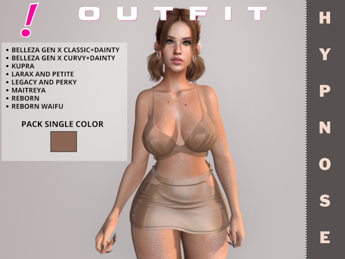 [DressUp!] Outfit Hypnose - Pack Single Color  (hazelnut)
