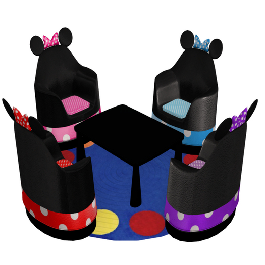 Scripted Zooby Baby Mousey Table & Chairs Set (ADD)