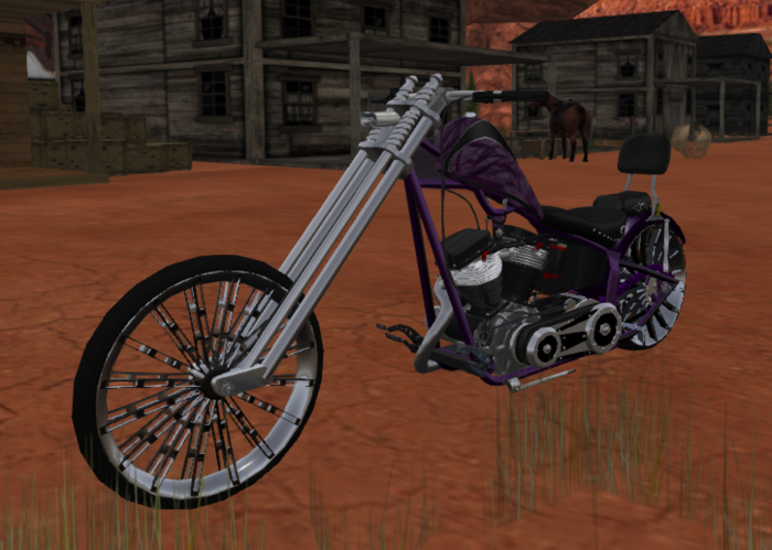Chopper custom motorcycle