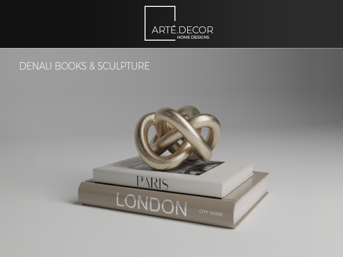 Arte Decor: Denali Books & Sculpture