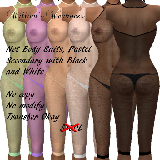 Net Body Suit Pastel Secondary